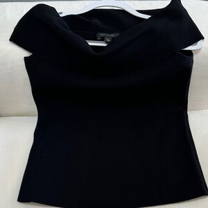 Ann Taylor Off-the-Shoulder Black Sweater